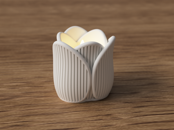 Tulp theelichthouders – per stuk verkrijgbaar 🌷🕯️