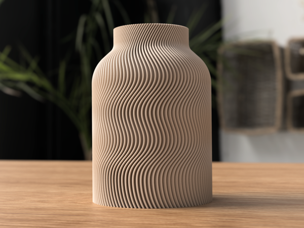 Luna Vaas – Modern 3D‑Geprinte Decoratie