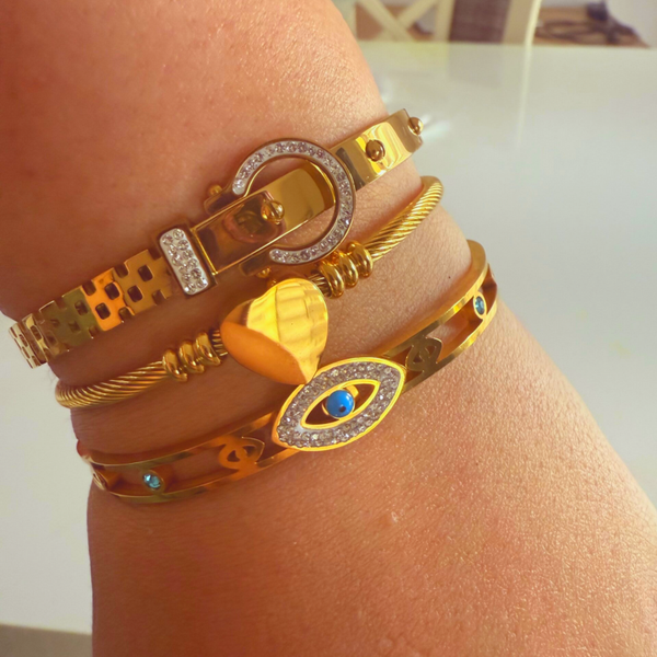 Bracelet œil porte-bonheur