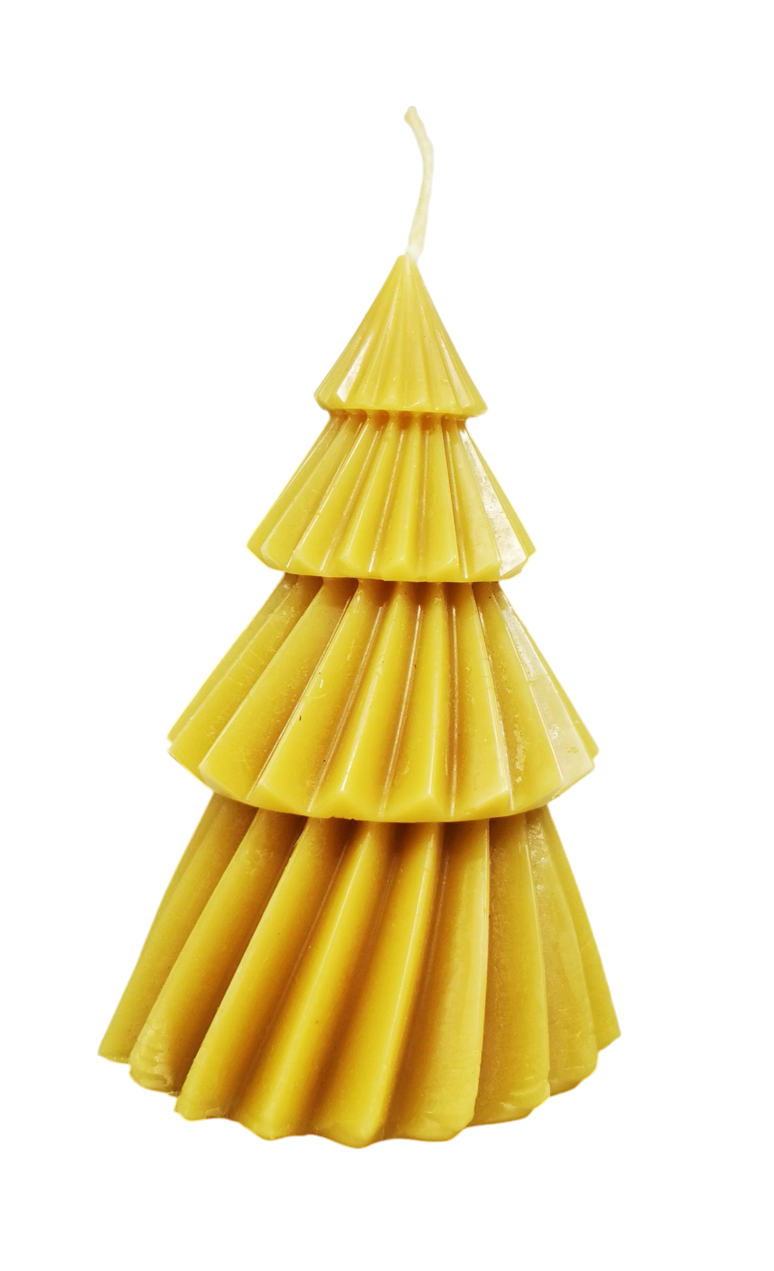 Bienenwachskerze „Tannenbaum – Winterzauber aus reinem Wachs