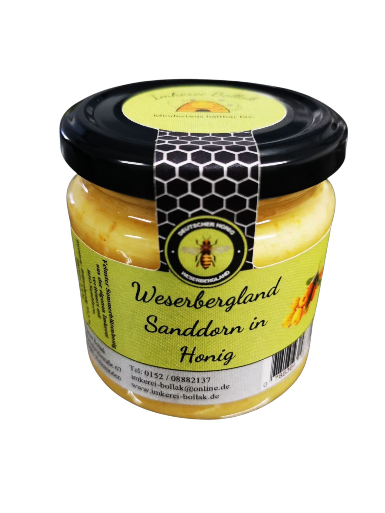 Sanddorn-Honig – cremiger Honig mit fruchtiger Bio-Sanddornbeere