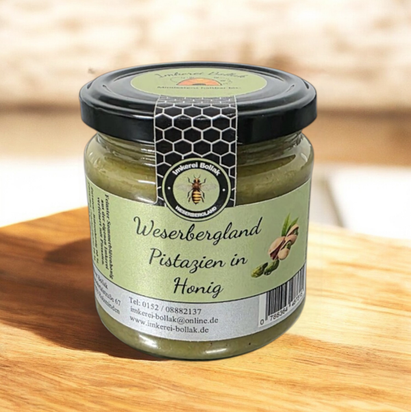 ​Pistazien-Honig-Creme – Edle Paste aus Pistazien & Imkerhonig