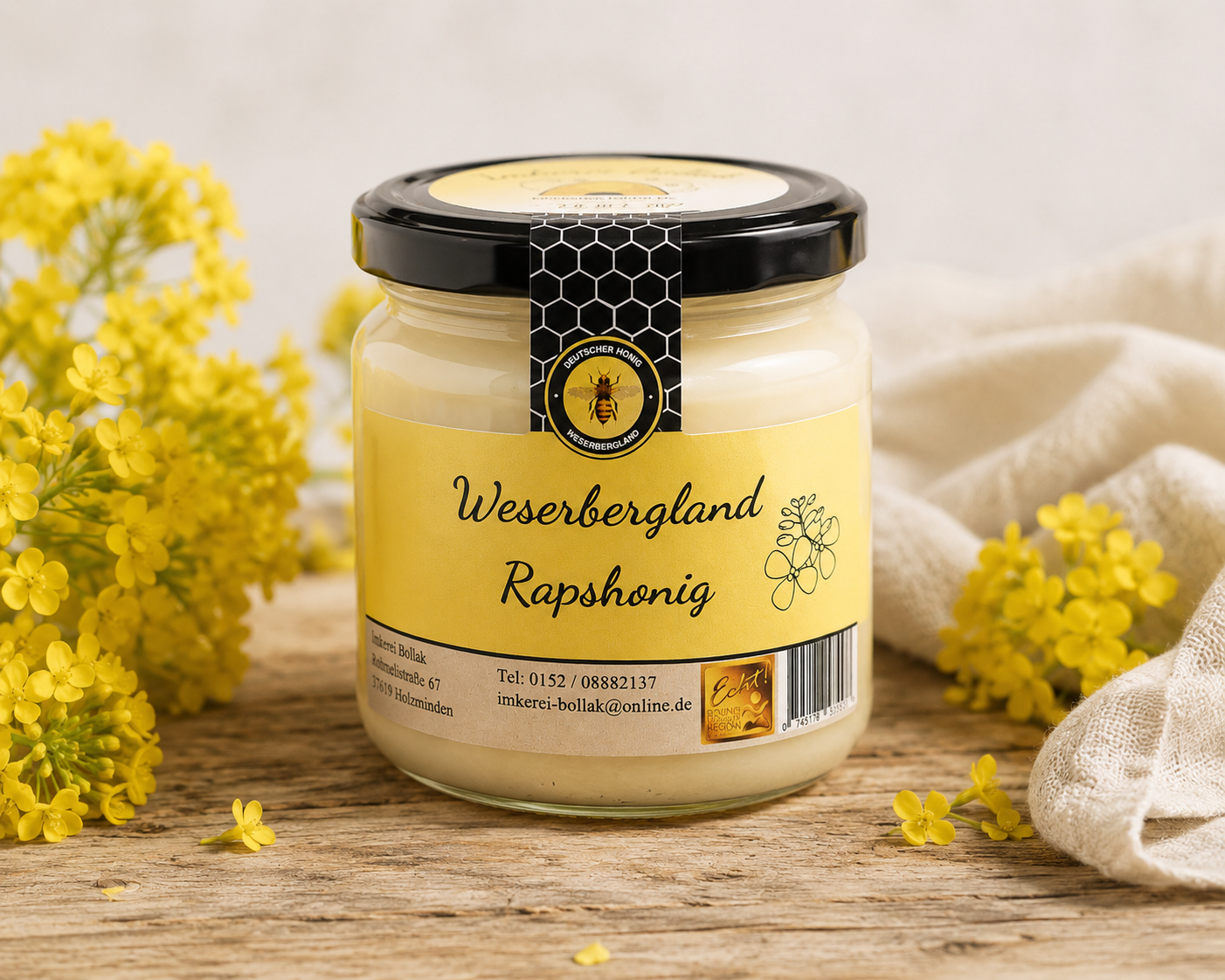 ​Rapshonig aus dem Weserbergland | Mild & Feincremig