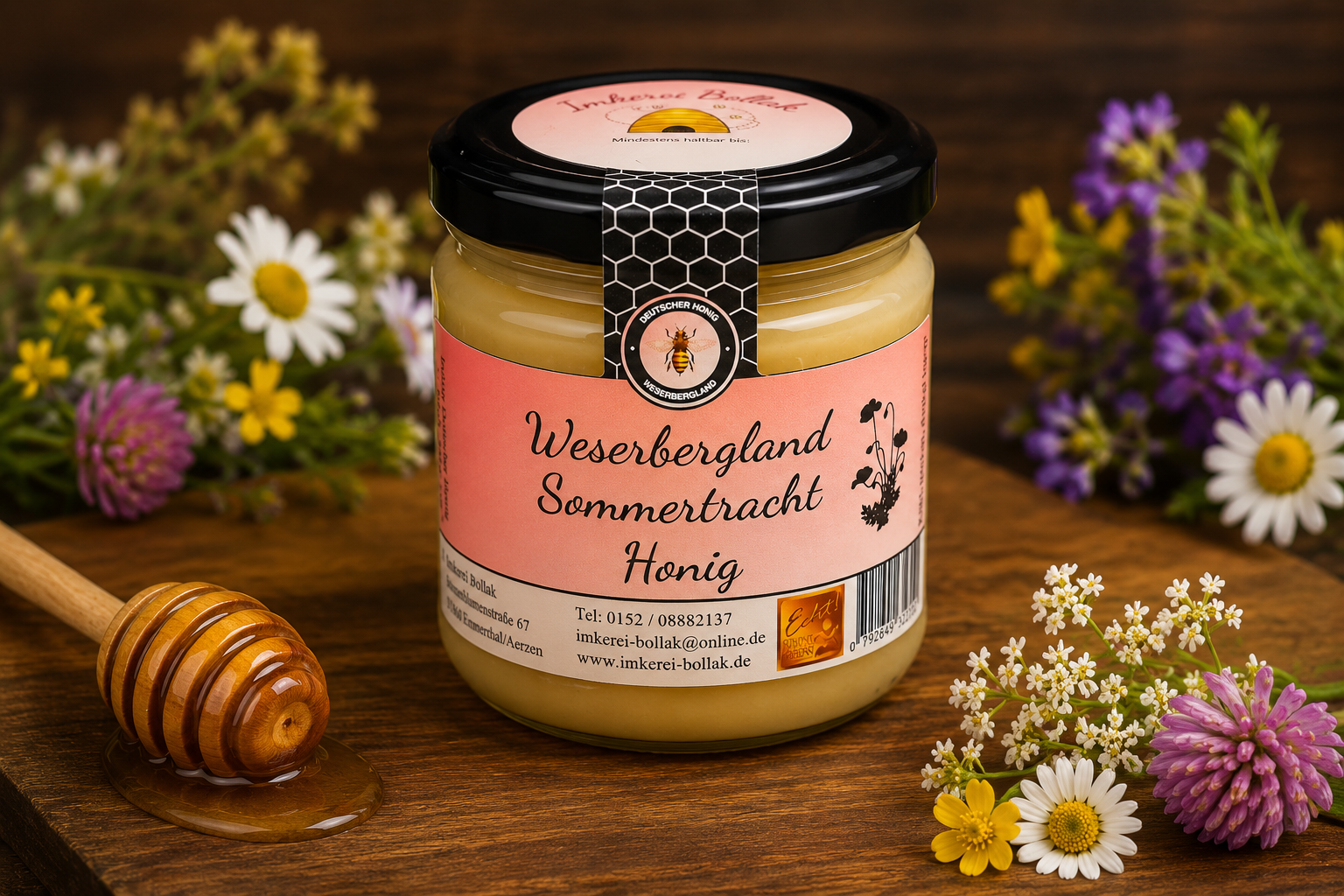Sommertrachthonig aus dem Weserbergland – Die bunte Blütenvielfalt
