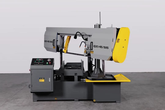High-Performance Semi-Automating Rotating Band Saw