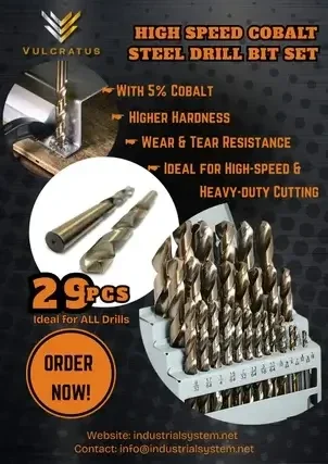 5% cobalt drill bits