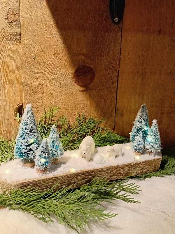 mini monde ours polaire