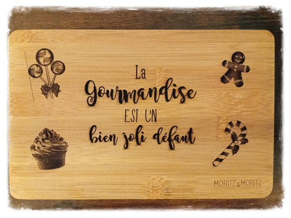 planche à découper gourmandise