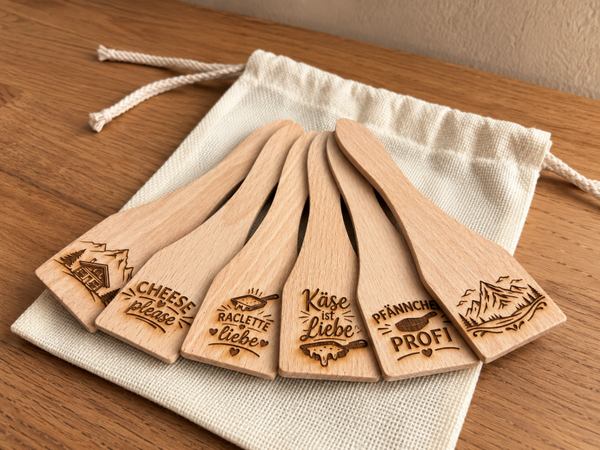 Raclette-Schaber Set