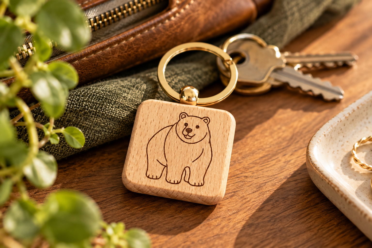Praktische Begleiter wie Schlüsselanhänger und individuell gestaltete Produkte für jeden Tag oder als Geschenk.