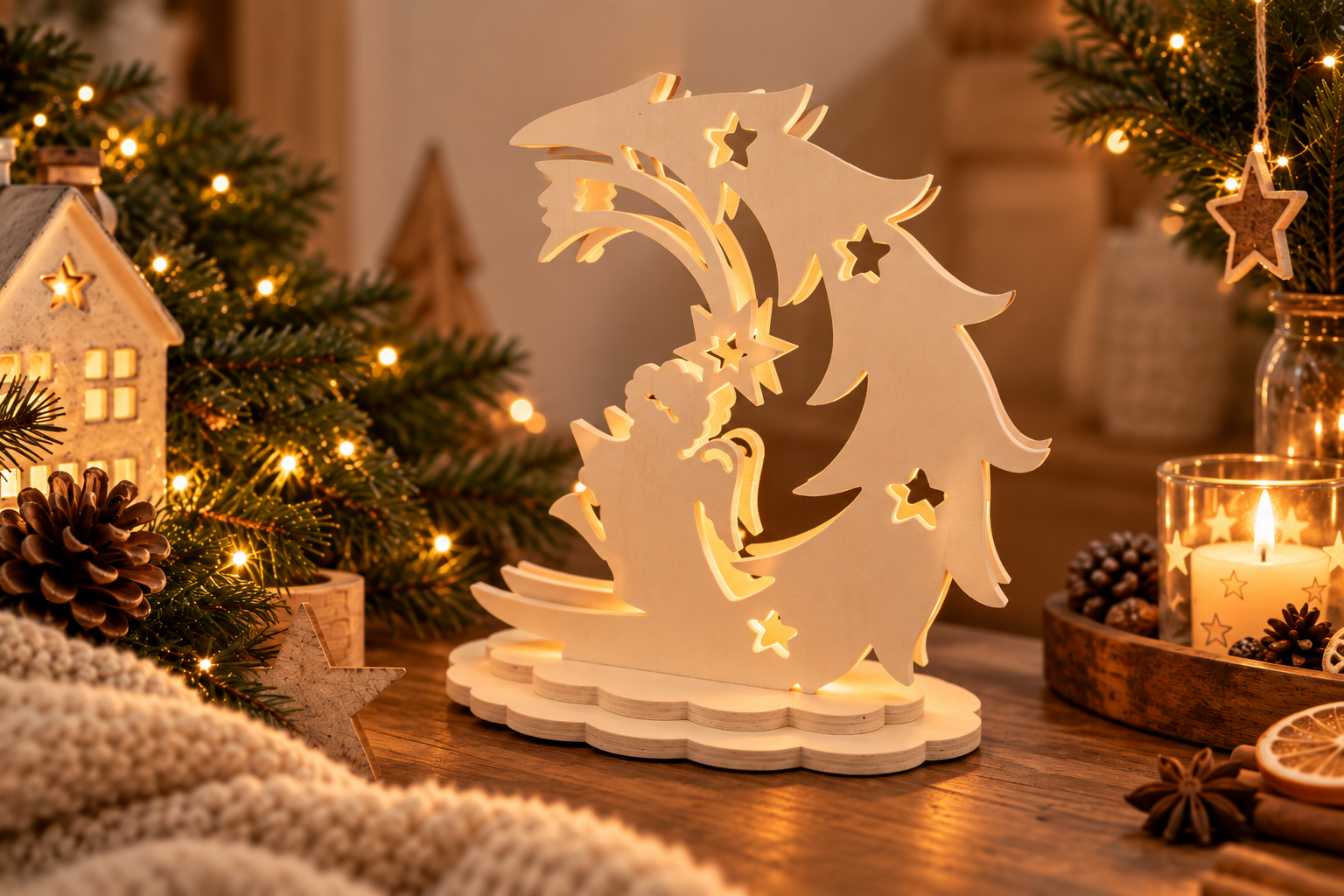 Saisonale Dekorationen und Geschenkideen für Weihnachten und andere besondere Momente im Jahr.