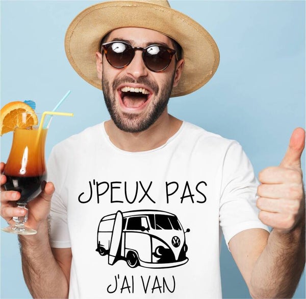 T-Shirt homme « J’peux pas j’ai VAN »