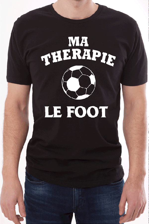 T-Shirt homme « Ma thérapie Le FOOT »