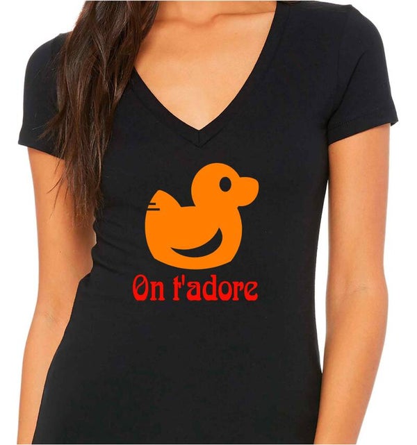 T-Shirt femme « on l’adore »