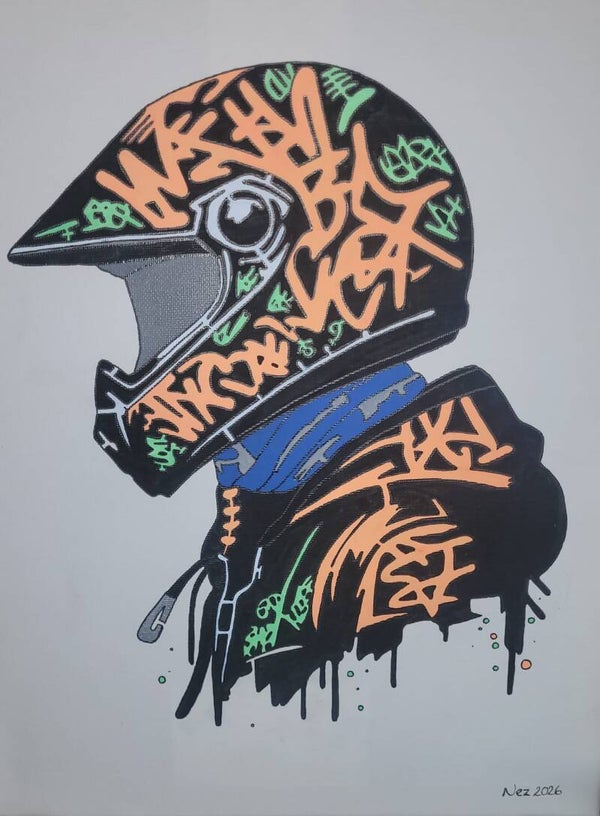 A3 Biker Canvas