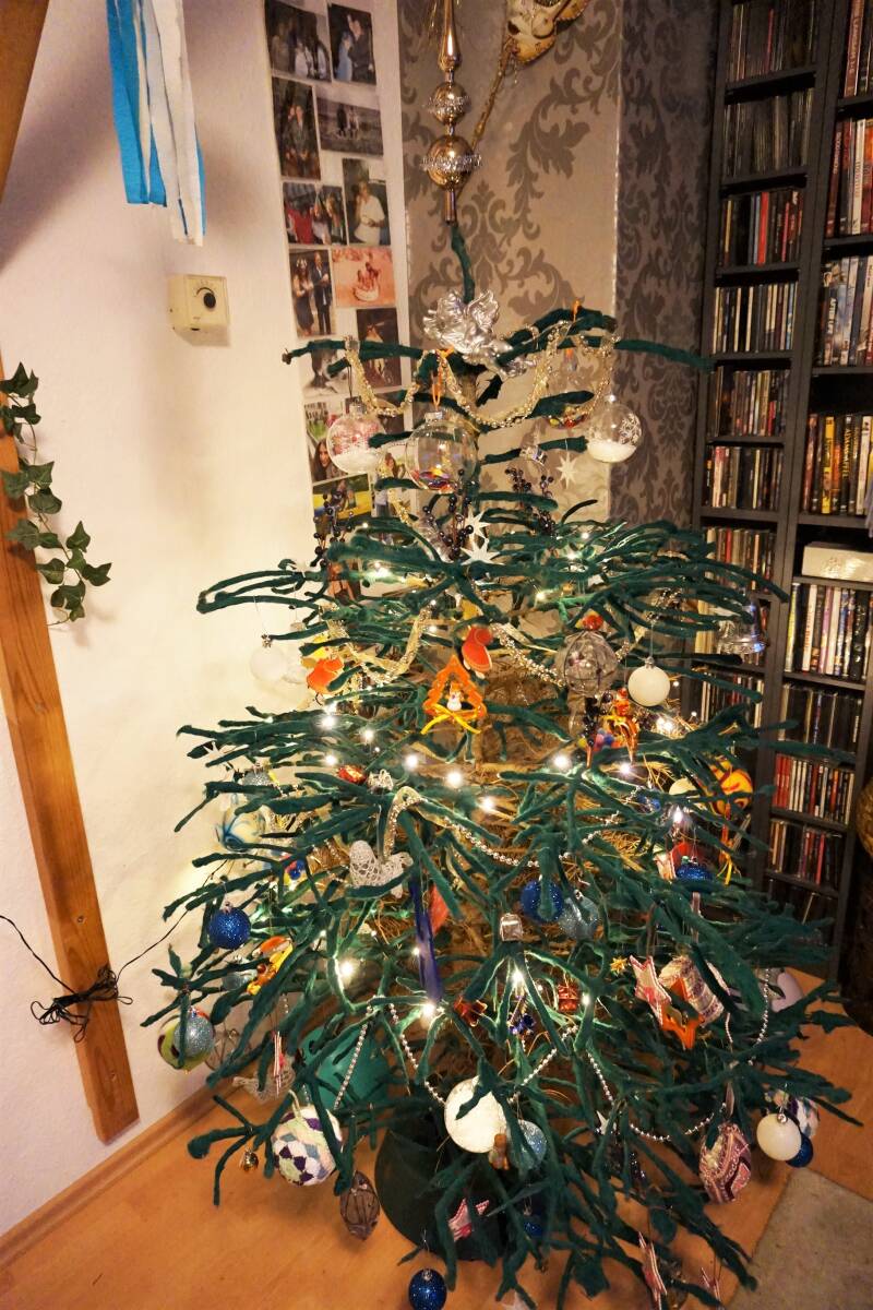 Alternative Weihnachtsbaum aus Filz