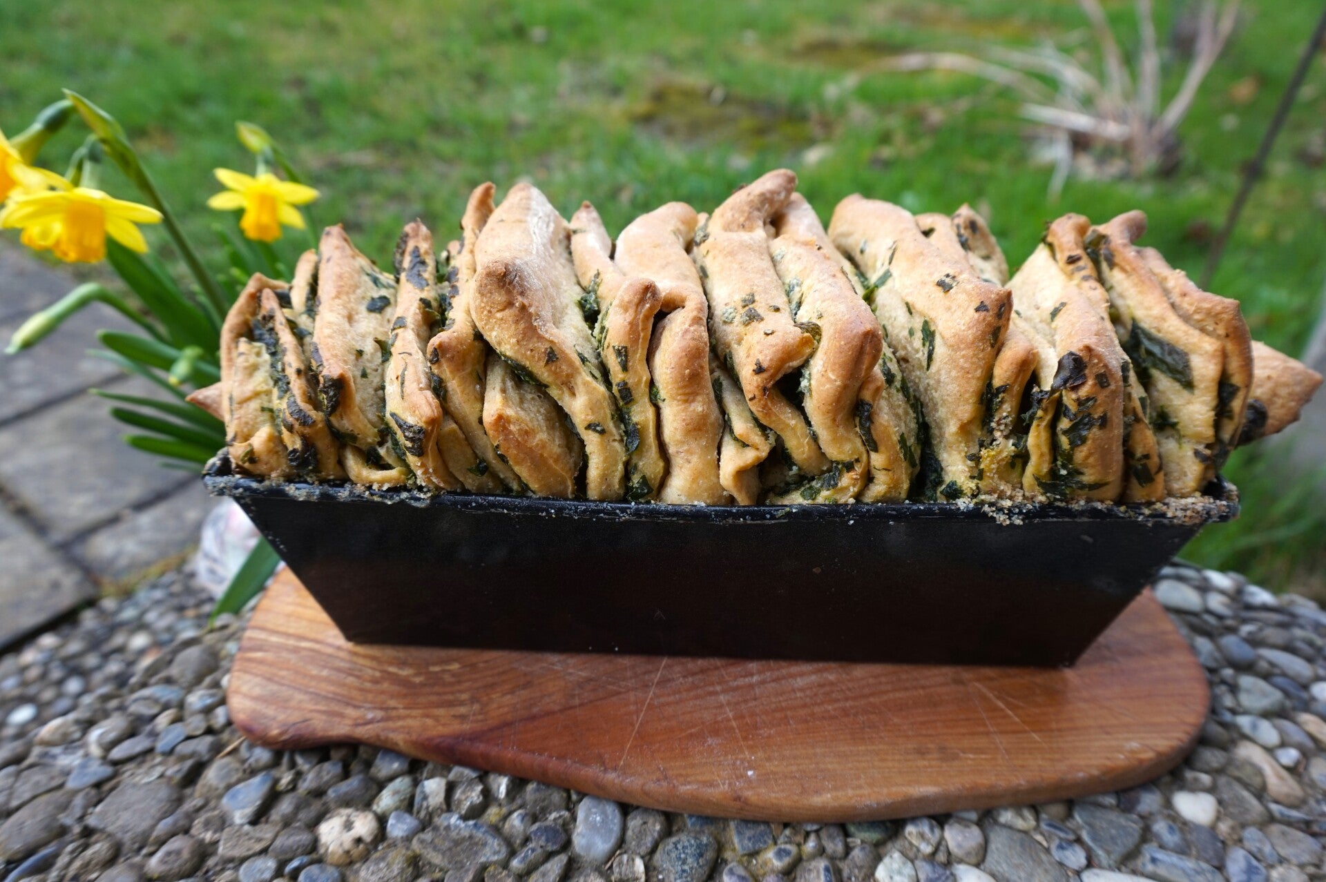 Bärlauch Brot backen
