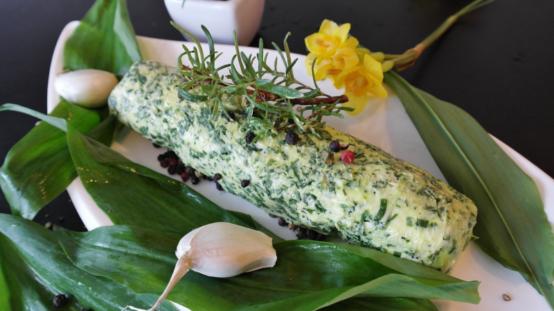 Bärlauch-Butter selbstgemacht
