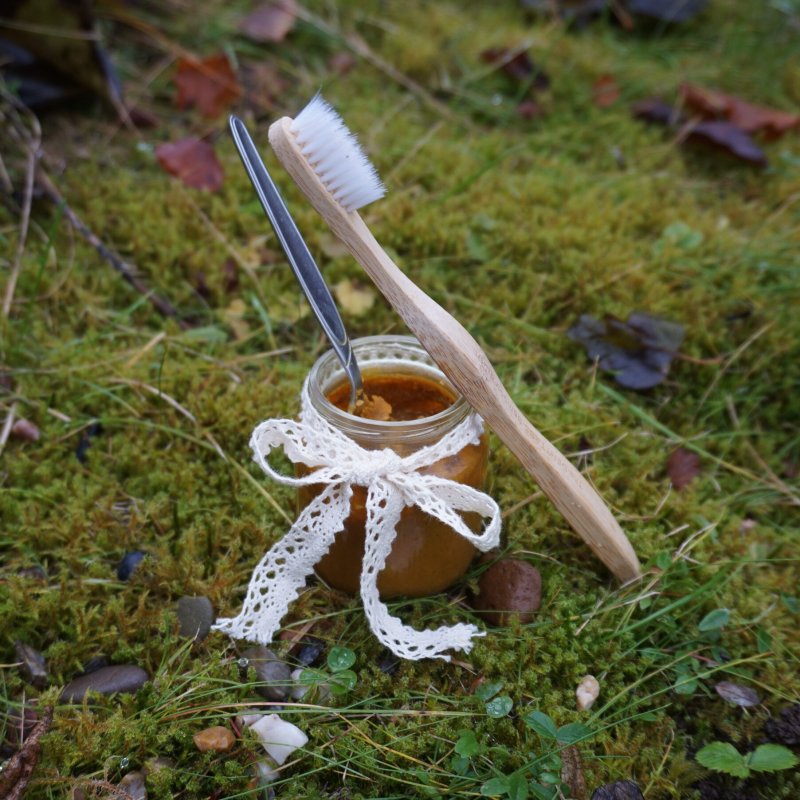 Selbstgemachte Zahnpasta