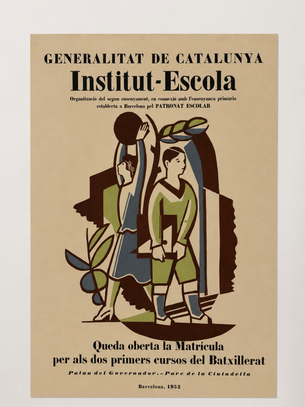 Institut-Escola - Generalitat de Catalunya (1932) - Patronat escolar. Barcelona.