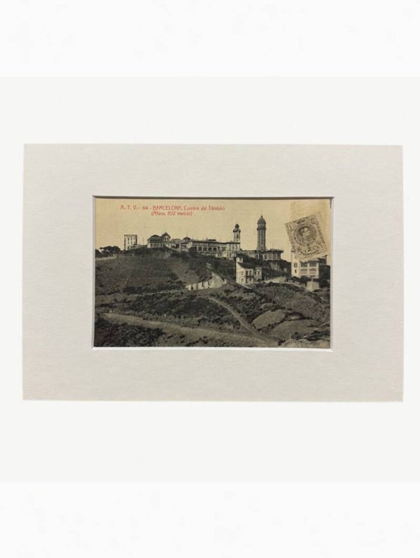 POSTAL ANTIGUA. BARCELONA. CUMBRE DEL TIBIDABO (ALTURA 532 METROS)