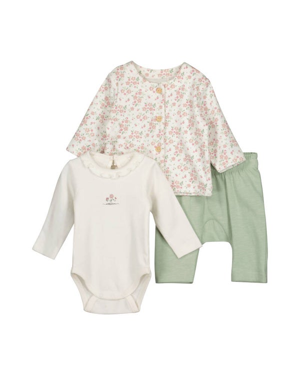 Flowers babyset - Blue Seven
