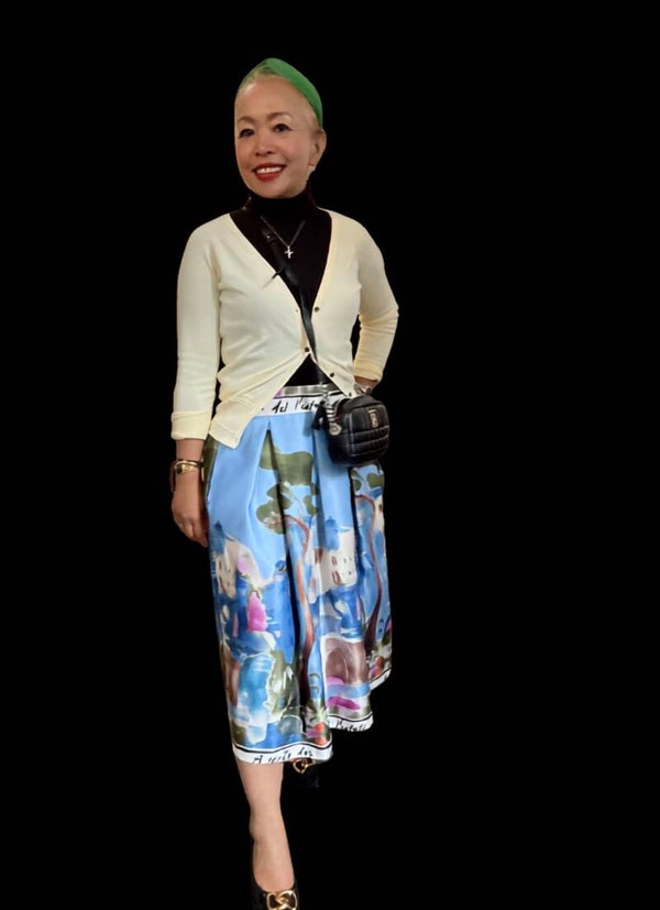 Elegant rok met motief