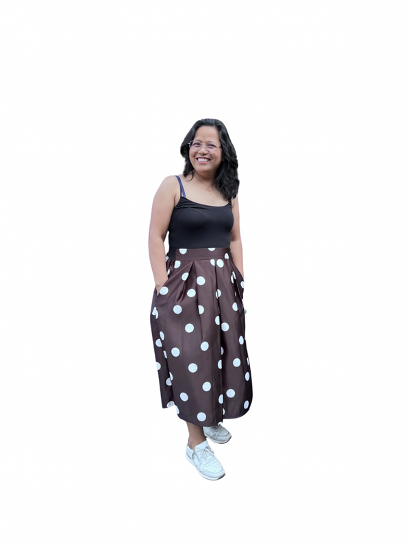 Elegant rok met Dolly dot motief