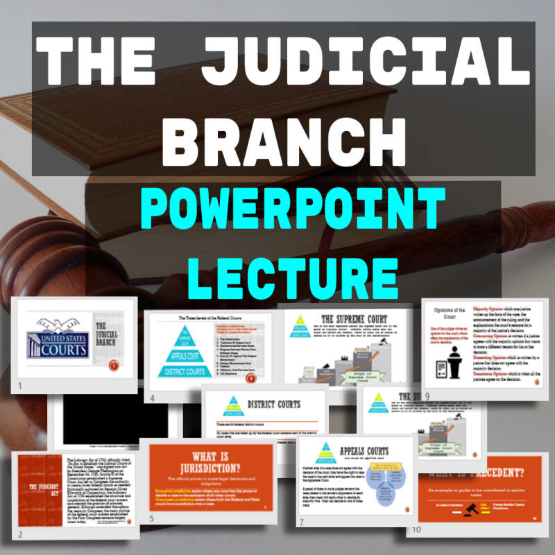 The Judicial Branch PowerPoint / Lecture