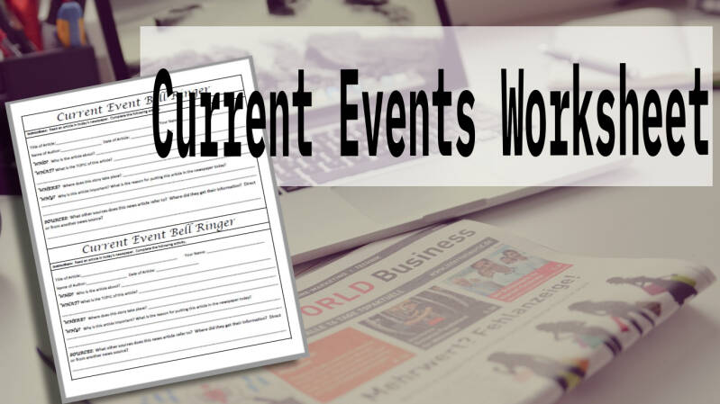 Current Event Worksheet