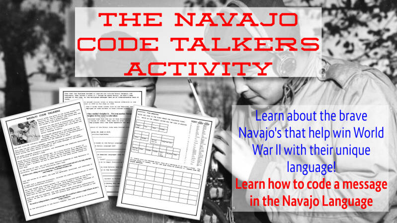 The Navajo Code Talkers Activity
