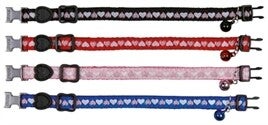TRIXIE HALSBAND KAT PRINT HART  4 ST