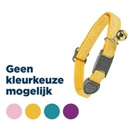 TRIXIE HALSBAND KAT GLITTER MET KUNSTSTOF SLUITING 4 ST