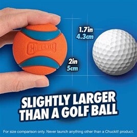 CHUCKIT ULTRA BAL SMALL 5X5X5 CM 2 ST