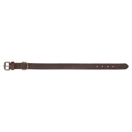TRIXIE HALSBAND HOND RUSTIC VETLEER DONKERBRUIN 27-34X1,8 CM