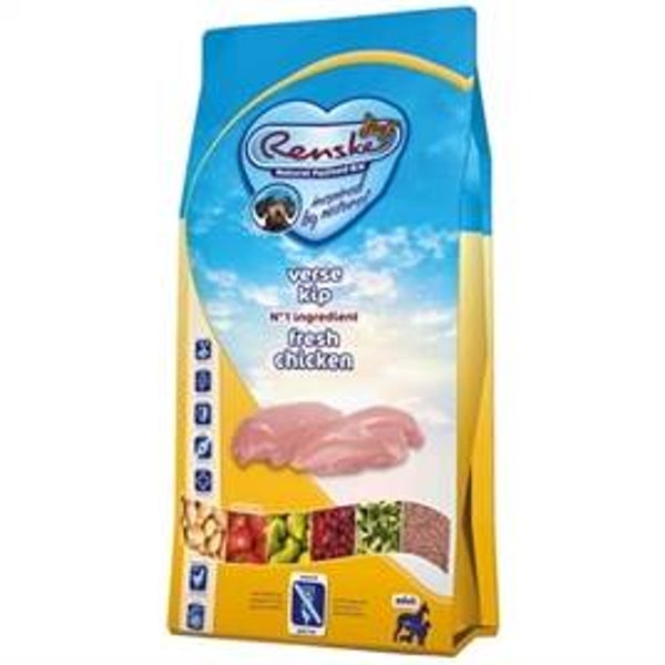 RENSKE SUPER PREMIUM ADULT KIP GRAANVRIJ HYPOALLERGEEN 12 KG