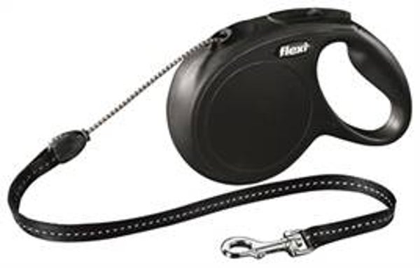 FLEXI ROLLIJN CLASSIC CORD ZWART M 8 MTR