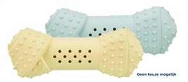 TRIXIE JUNIOR KOELBOT NATUURRUBBER ASSORTI 10 CM 3 ST