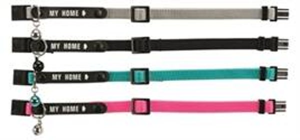 TRIXIE HALSBAND KAT MY HOME MET ADRESFLAP