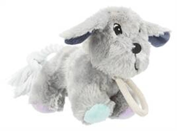 TRIXIE JUNIOR PLUCHE HOND MET TOUW 24 CM 3ST