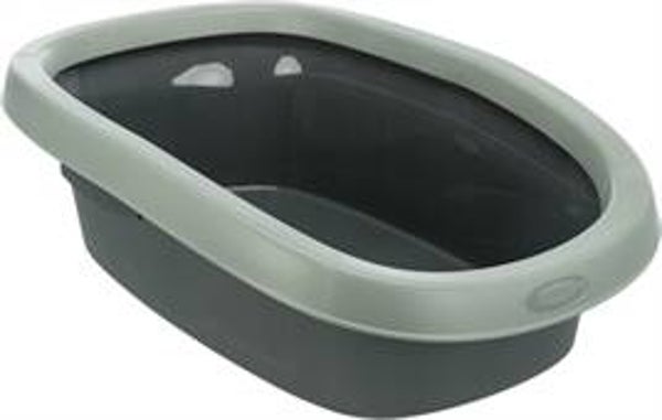 TRIXIE BE ECO GERECYCLED KATTENBAK CARLO MET RAND 2 stuks