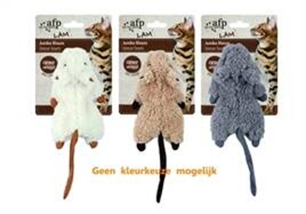 AFP JUMBO MUIS CRINKLE LAMSWOL MET CATNIP