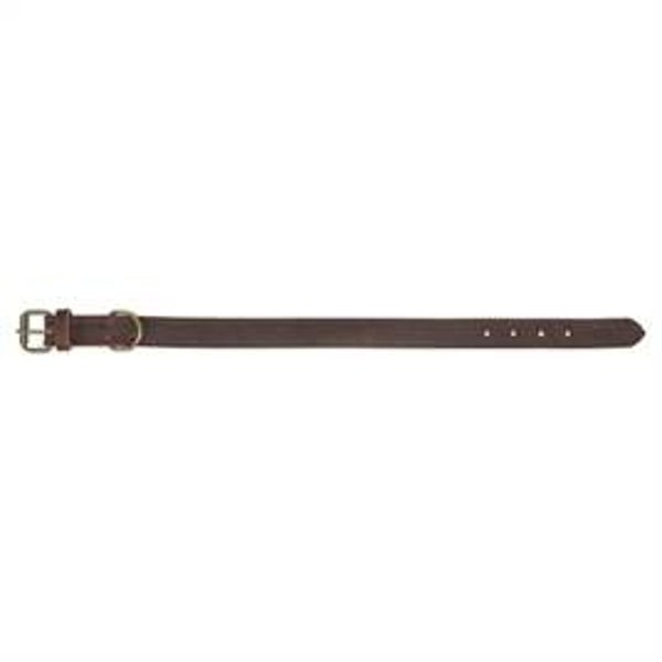 TRIXIE HALSBAND HOND RUSTIC VETLEER DONKERBRUIN 27-34X1,8 CM