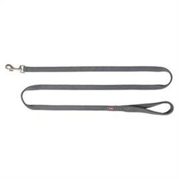 TRIXIE HONDENRIEM PREMIUM GRIJS 180 CM