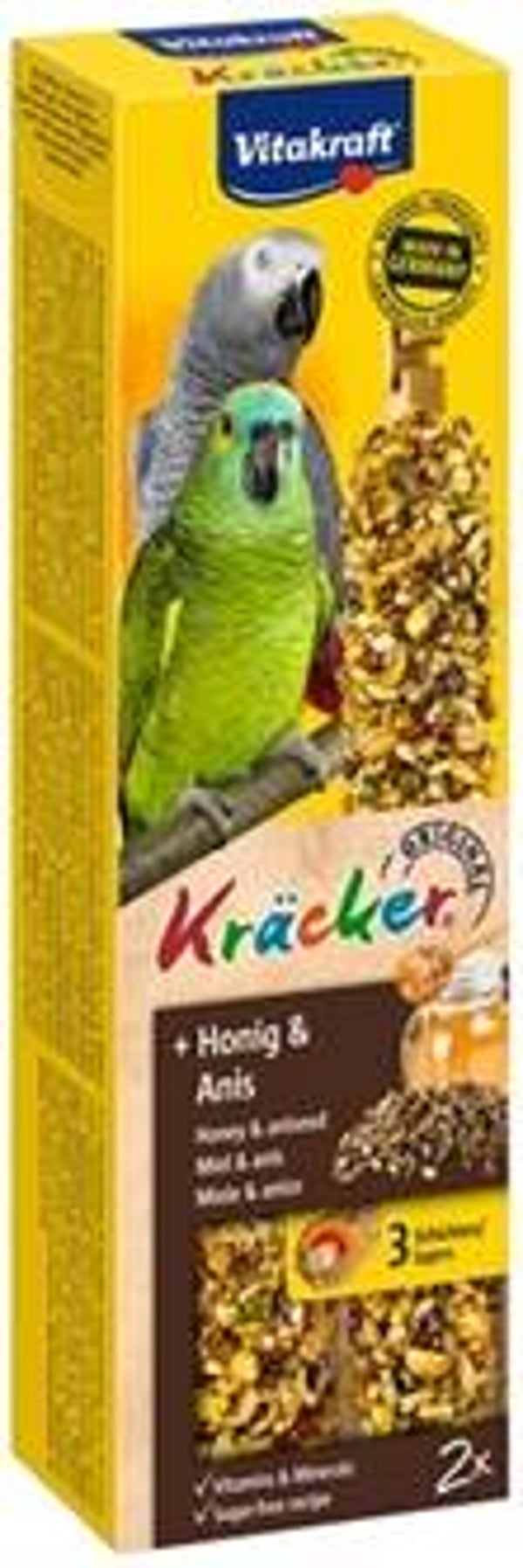VITAKRAFT PAPEGAAI KRACKER HONING