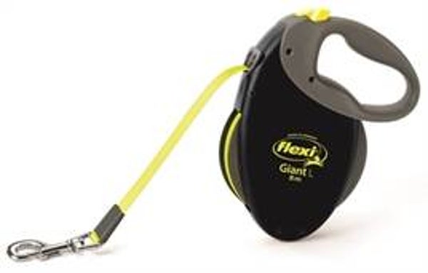 FLEXI ROLLIJN GIANT TAPE NEON ZWART / GEEL L 8 MTR