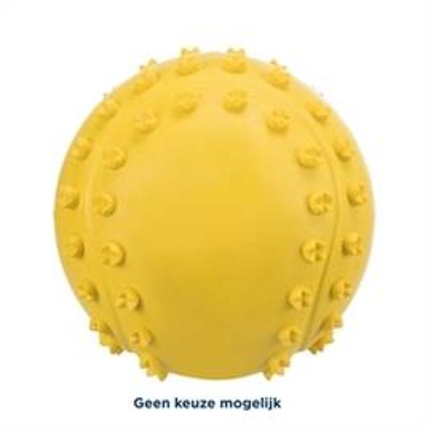 TRIXIE SPEELBAL NATUURRUBBER ASSORTI 6 CM 4 ST