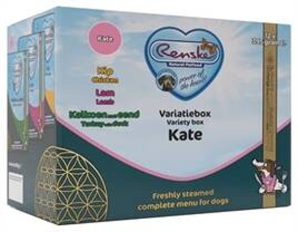 RENSKE VERS VLEES VARIATIEBOX KATE KIP / LAM / KALKOEN / EEND 12X395 GR