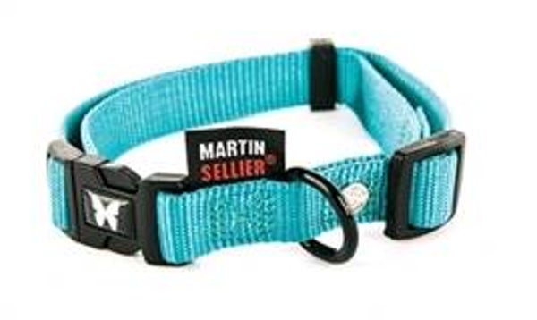 MARTIN HALSBAND VERSTELBAAR NYLON TURQUOISE