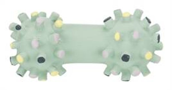 TRIXIE JUNIOR MINI HALTER LATEX ZONDER GELUID MINTGROEN 10 CM 3 ST